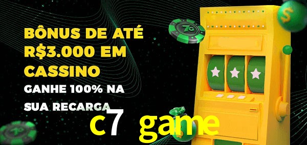 c7 game melhor bônus de depósito