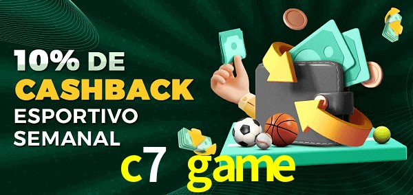 10% de bônus de cashback na c7 game