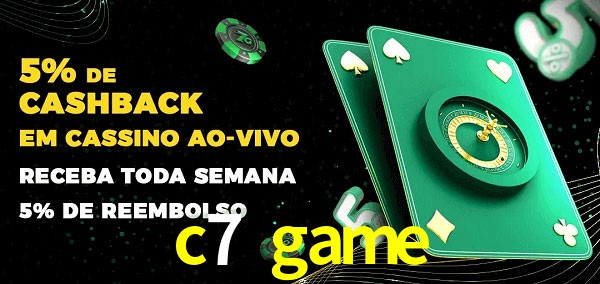 Promoções do cassino ao Vivo c7 game